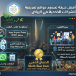 أفضل شركة تصميم مواقع